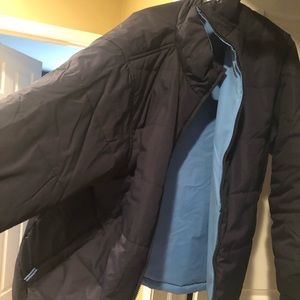 Navy blue winter coat